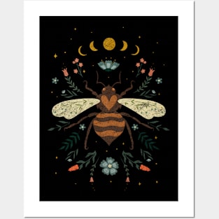 Boho Bee Posters and Art